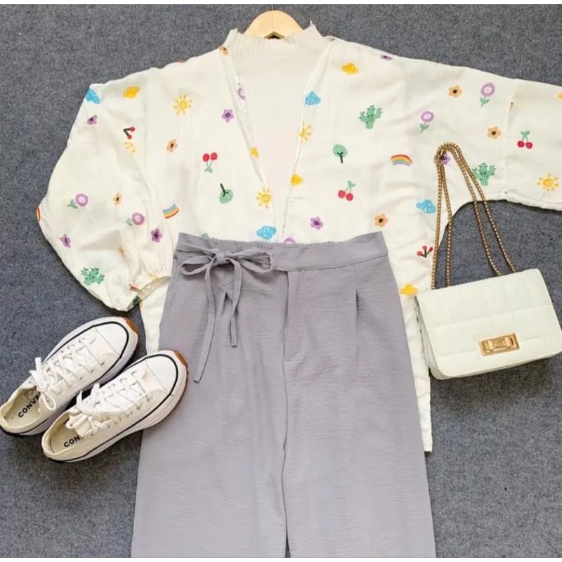 ONE SET KIYOWO OUTER+CELANA-SET ABUMUDA