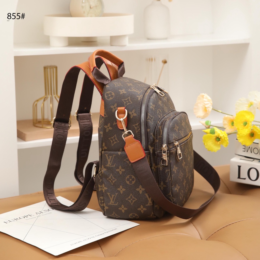 Backpack Shoulder Bag in Monogram 855
