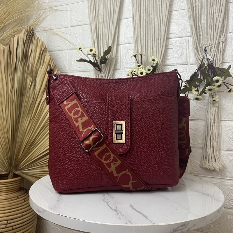 Tas Wanita Eternal Strap Bag Motif Selempang Bahu Fashion  Wanita Kekinian