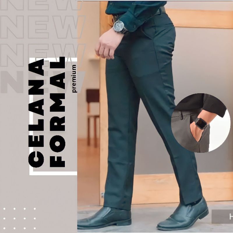 CELANA FORMAL PRIA CELANA PANJANG ACARA KERJA - CDL Set Jas Formal