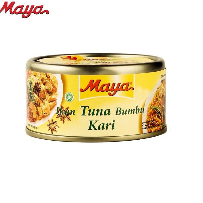 

Dijamin puas--Maya Makanan Kaleng Ikan Tuna Bumbu Kari 185 gr