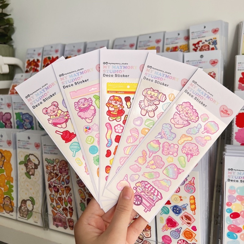 

[mymaymory_studio]"Character Candy" Stickers for Polco/Journal/Planner/Decoration