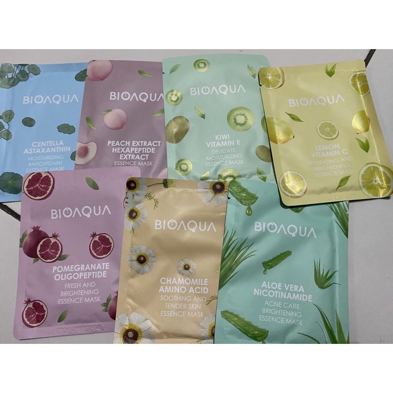 Masker Wajah Bioaqua Sheet Mask BPOM