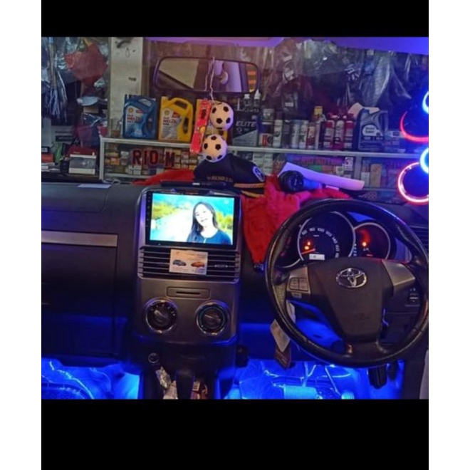 head unit tv mobil android rush dan Terios lama 9inch ram 2/32 free kamera mundur