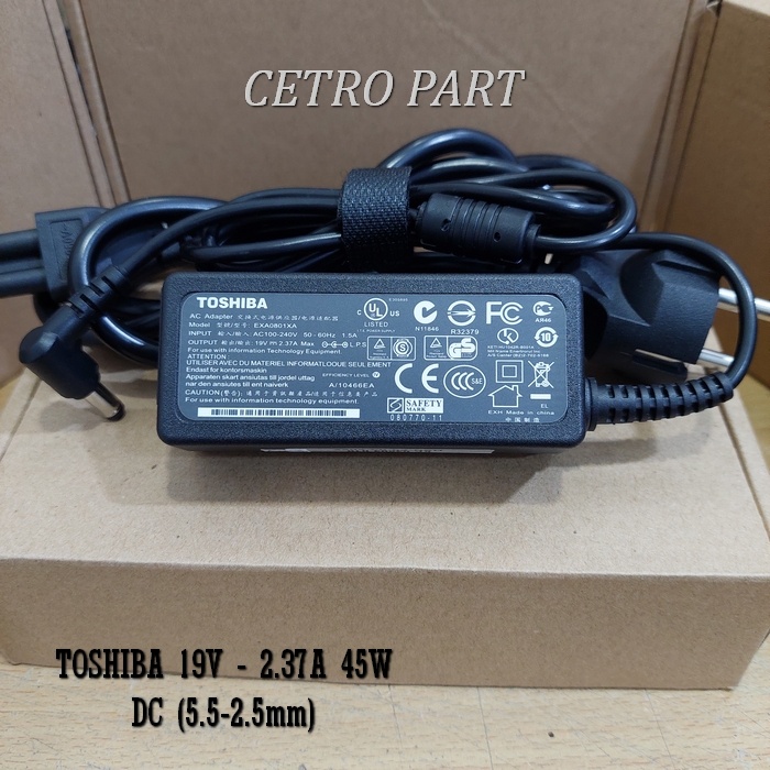 Adaptor Charger Laptop Toshiba NB10 NB10-A NB10-A-10P NB10-A-106 - BERGARANSI