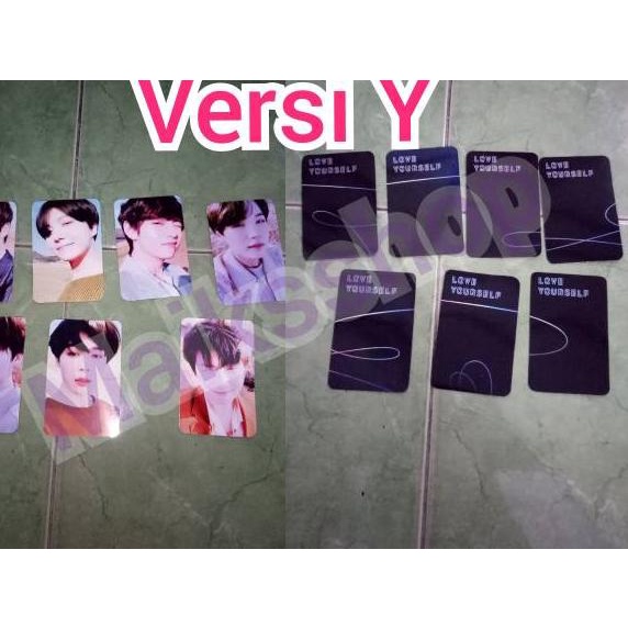 ↽ BTS Love Yourself Tear Photocard Kpop し