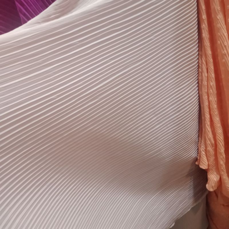 Kain plisket - Kain plisket Babydoll Premium - Kain Ceruty Motif - Bahan Ceruty Meteran - Kain Cerut