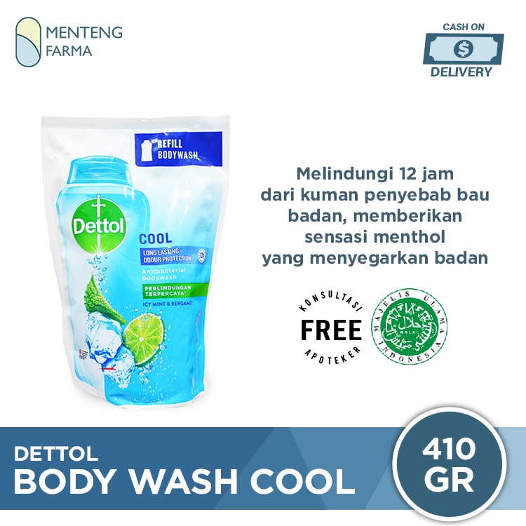 Sabun Mandi Cair Dettol ProFresh - Cool (410 Gram)