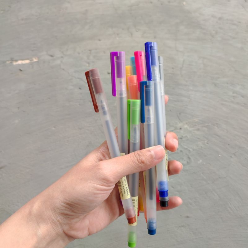 Pulpen Gel Warna Warni
