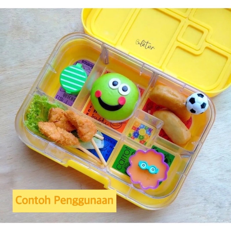 [DEASHOP] GARPU BUAH MODEL KACAMATA / DESSERT FORK EYE / GARPU ANAK / HIASAN BEKAL MAKAN ANAK / TUSUKAN BENTO BUAH / CHILDREN FRUIT FORK DECORATION DESSERT TOOTHPICKS