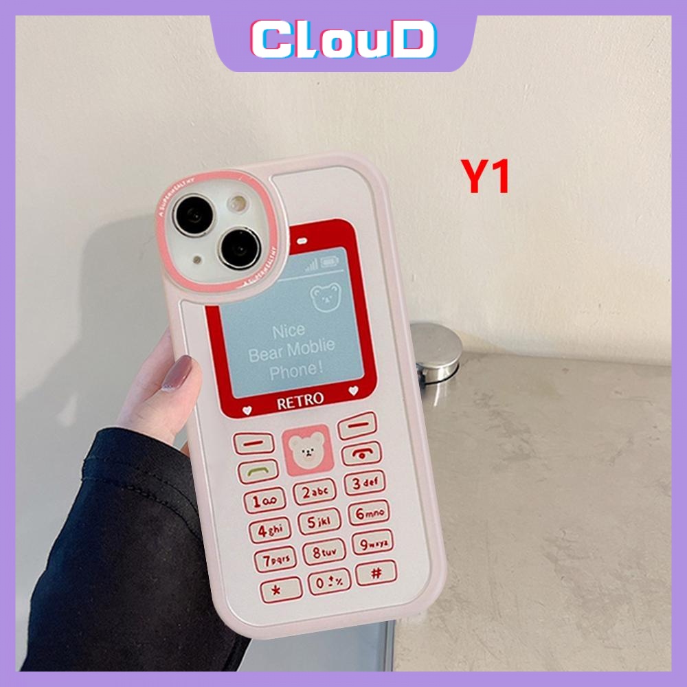 NOKIA Soft Case Motif Kartun Beruang Untuk Vivo Y20 Y12i Y11 Y12 Y21 Y51A Y15 Y31 Y1S Y17 Y15s Y91 Y91C Y21S Y33S Y21A Y01 Y33T Y20i Y15s Y21S Y15s Y21T Y15s Y21T Y1I Y5S
