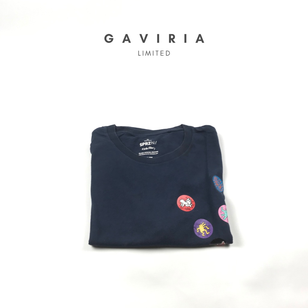 Kaos Second Original Uniqlo x Keith Haring Tee