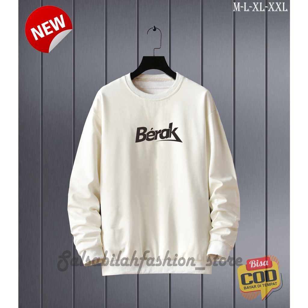 (COD) CREWNECK BERA'K SCRIPT BLACK UNISEX ORIGINAL