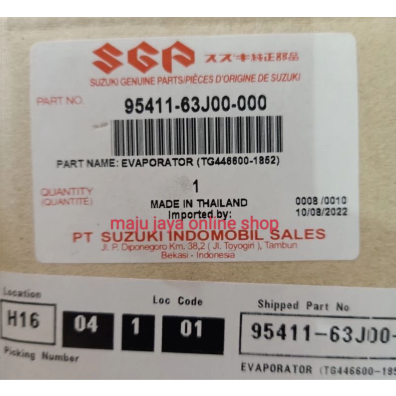 Evaporator AC Ertiga 2012 - 2017 asli