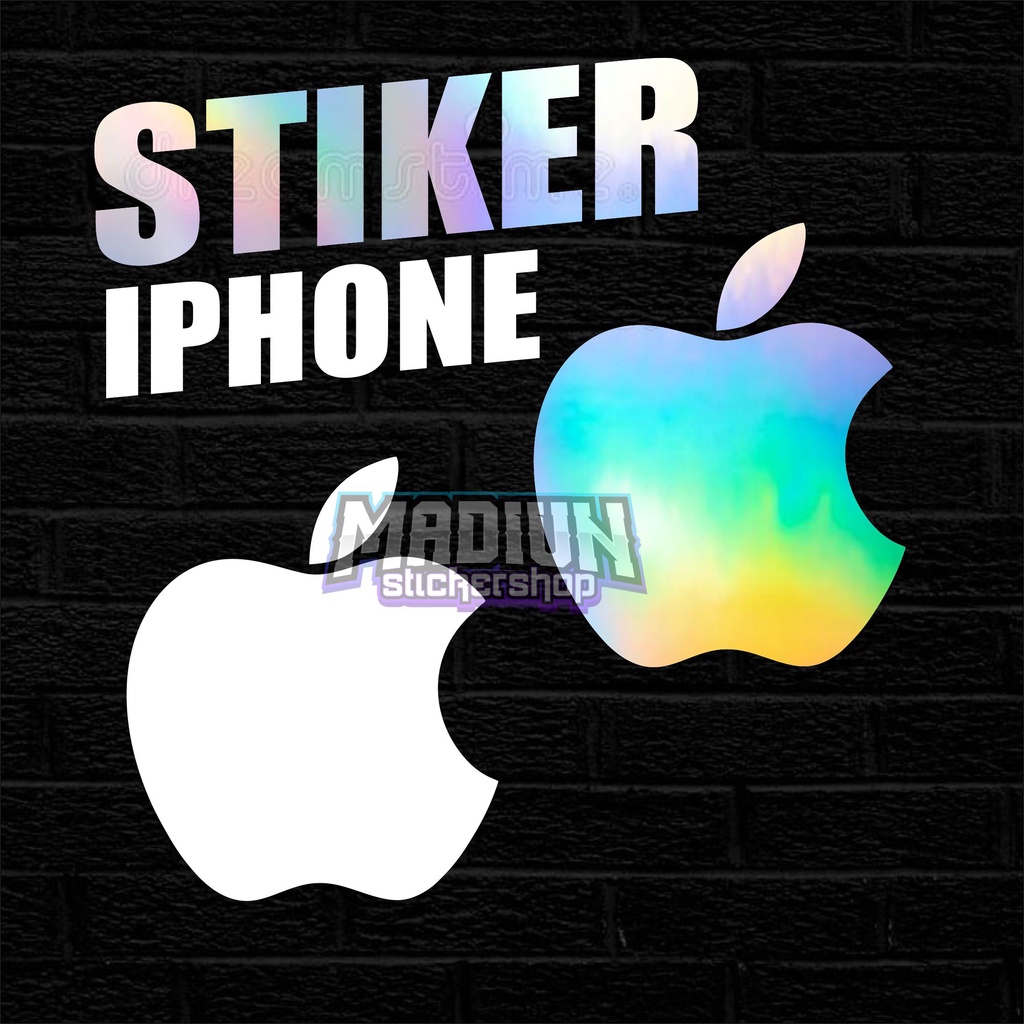 

LOGO APPLE STIKER HOLOGRAM STIKER VIRAL TERBARU