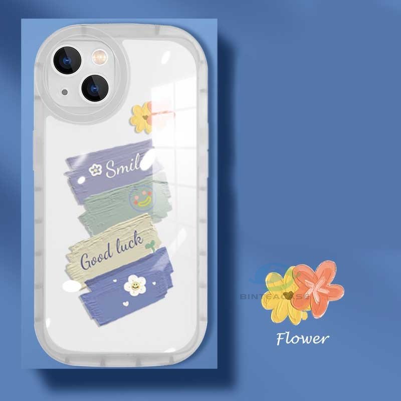 Casing TPU Realme 5 5i 6i C3 C35 C21Y C25Y C21 RealmeC11 2021 C25 C15 C12 C2 Motif Lukisan Cat Minyak Bunga