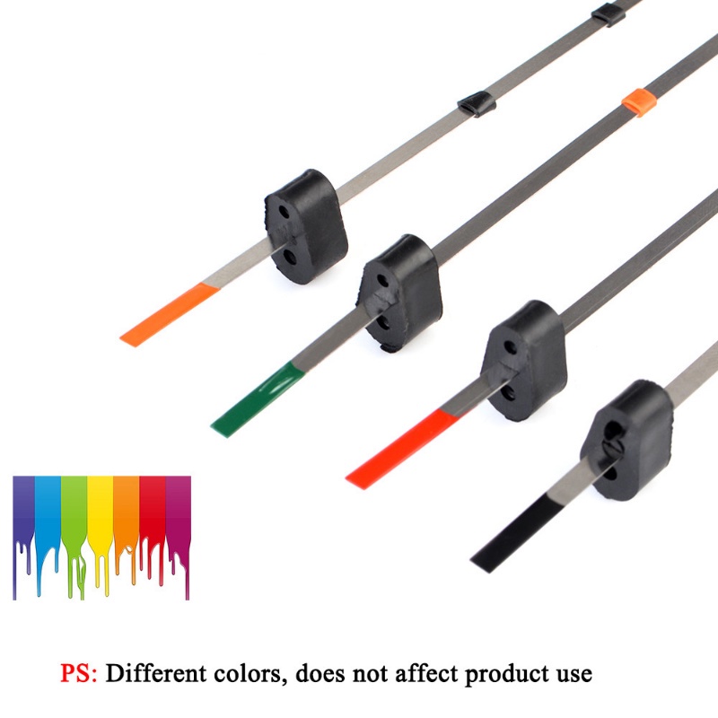 5pcs / set Joran Pancing Portable 170mm Bahan Stainless Steel Warna Acak Untuk Musim Dingin