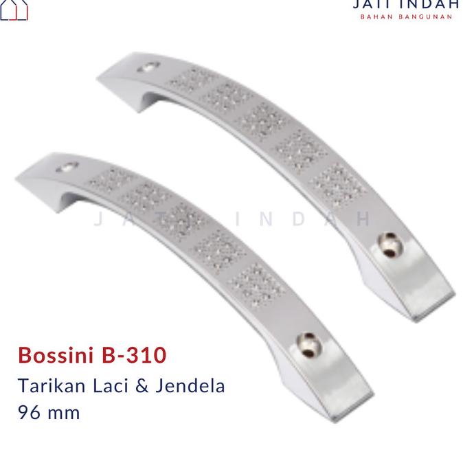 {{{{{{] BOSSINI 310-96mm Tarikan Laci Lemari Kabinet Jendela Stainless/Handle