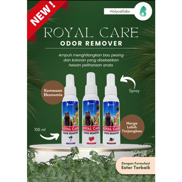 Royal Care Odor Penghilang Bau Kucing dan Anjing 100 ml