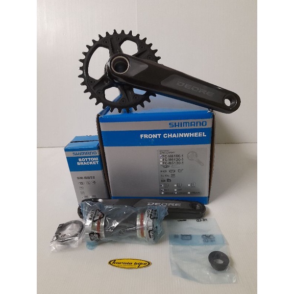 crank shimano deore 12 speed + bb shimano