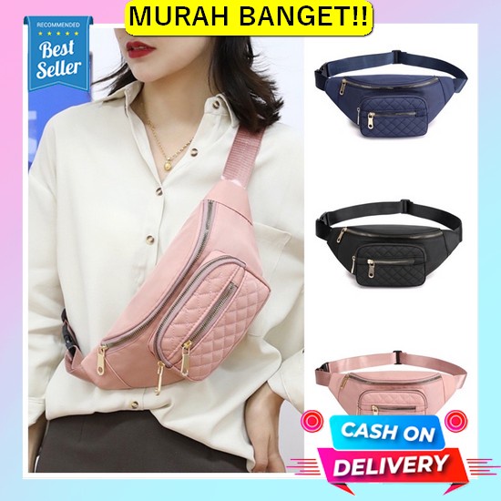 ♥ Big Sale ♥ Tas Waitsbag Lahore Import Batam Fashion Korea Murah Prem Tas Pinggang Wanita Import Wa