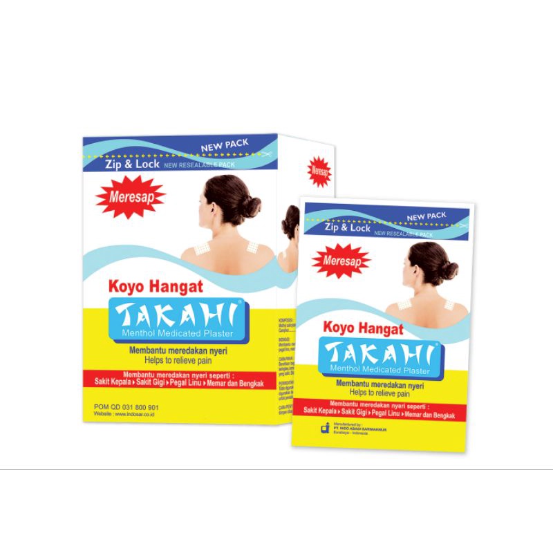 Koyo Takahi Hangat / Koyo Hangat Takahi (1 SET isi 10 Lembar)