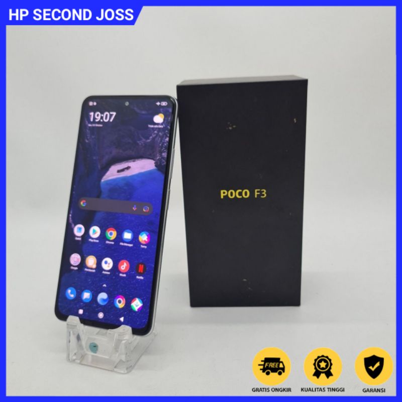 Poco F3  8/256 GB Second Fullset Bergaransi