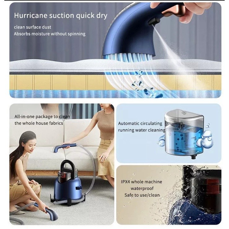 Deerma BY200 Suction Vacuum Cleaner - Vacuum Sofa &amp; Kasur - Garansi Resmi 1 Tahun