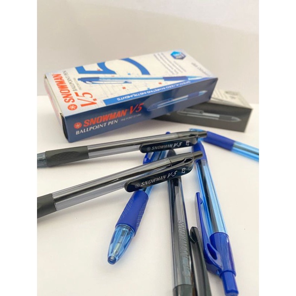 

Pulpen /Ballpoint Pen / Bolpen SNOWMAN V5 0.7 mm