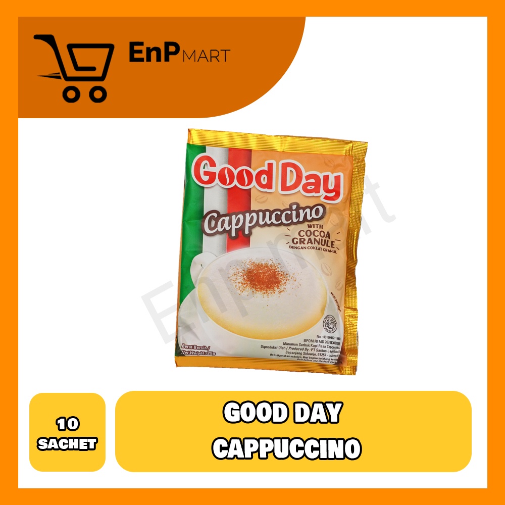 

Kopi Good day Goodday Cappucino 25 g Renceng