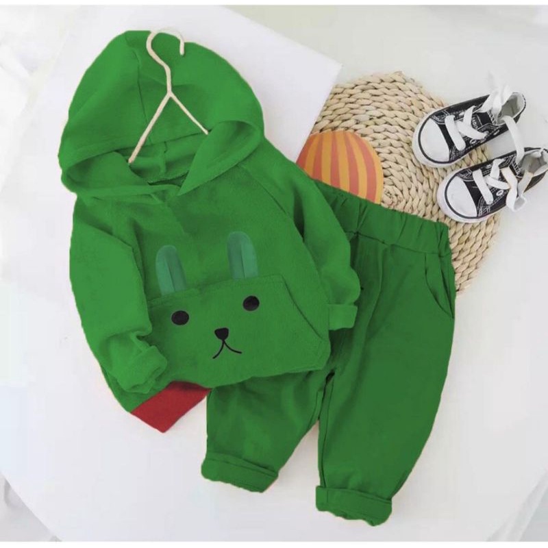 SETELAN HOODIE ANAK 1-5 TAHUN / PAKAIAN ANAK PEREMPUAN / SETELAN ANAK PEREMPUAN TERBARU / BAJU ANAK CEWEK TERMURAH / GROSIR BAJU ANAK / SETELAN ANAK MOTIF KELINCI LUCU / SWEATER ANAK PEREMPUAN / HODIE ANAK CEWEK TERMURAH