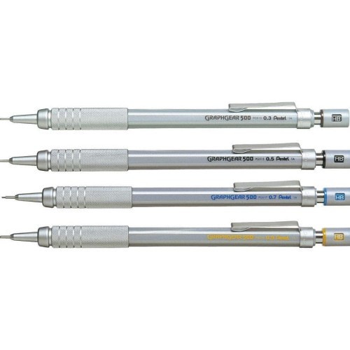 

H7Y PENTEL Graph Gear 500 1000 Mechanical Pencil Pg51 Pg1015A Graphgear Pensil Mekanik
