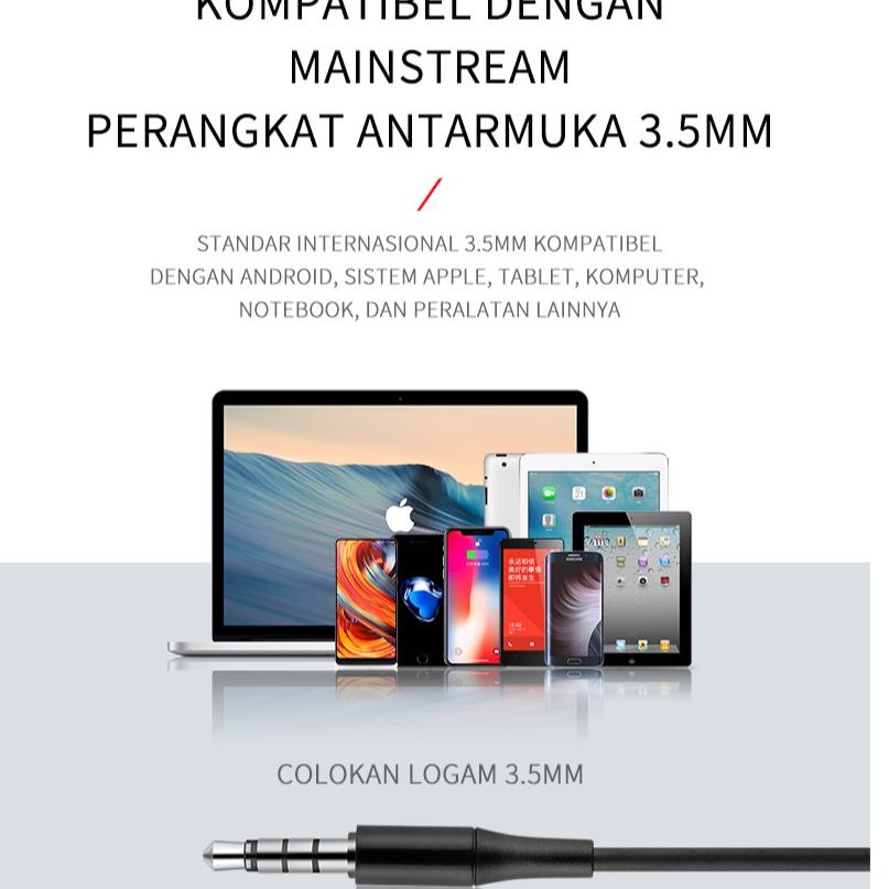 Headset Gaming BASIKE In-Ear Earphone With Microphone Super Bass Handsfree  Android Samsung –PGA.31O