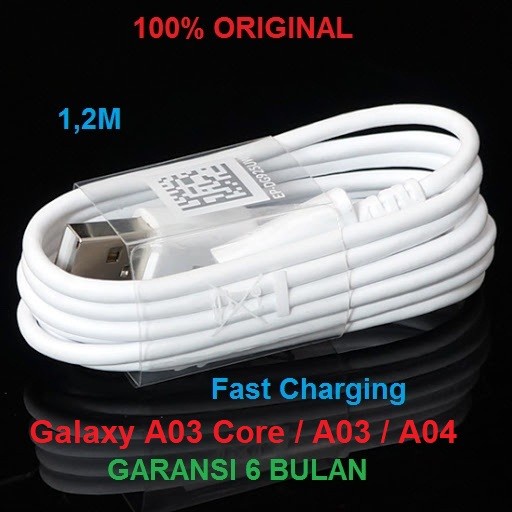 Kabel Data Cable Usb Micro Samsung A04 A03 Core A03 Fast Charging Original