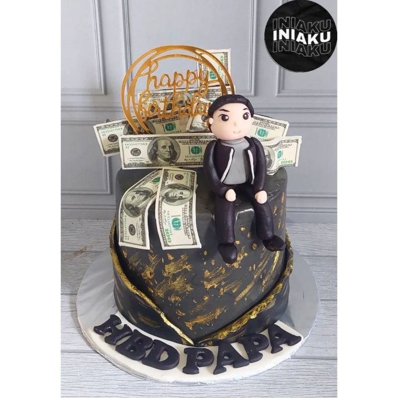 

Kue Ulang Tahun Karakter Sultan/Dollar (butter 15cm)