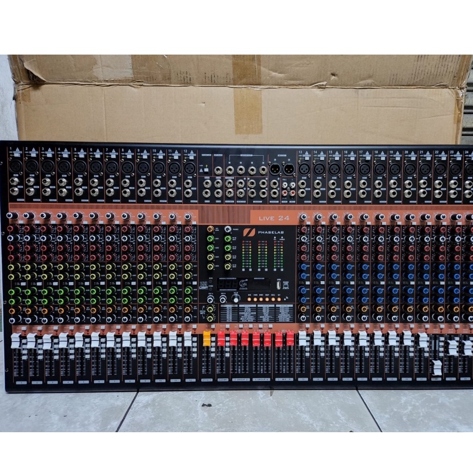 MIXER AUDIO PHASELAB LIVE 24 CHANNEL mixer phaselab live24 24ch