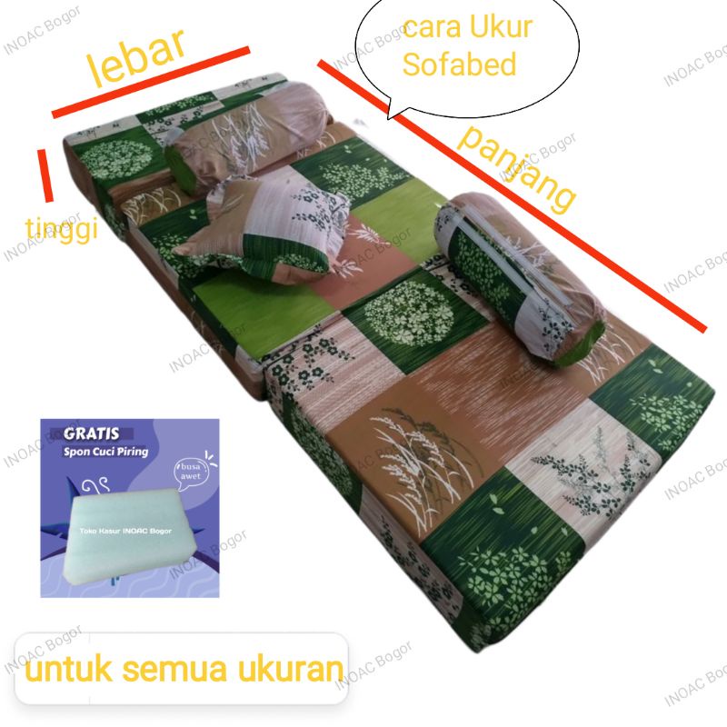 Sarung Pembungkus / Cover Inoac Sofa Bed / Sofabed INOAC