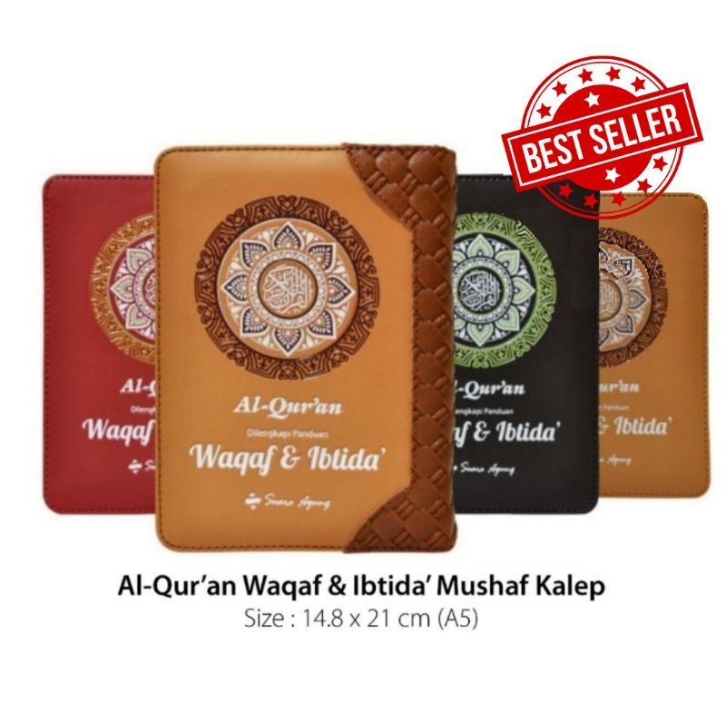 Al-Quran Waqaf & Ibtida' Non Terjemah Kalep Resleting Ukuran A5 Penerbit Suara Agung