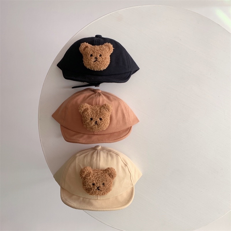 Bear hat topi bayi anak beruang / teddy topi