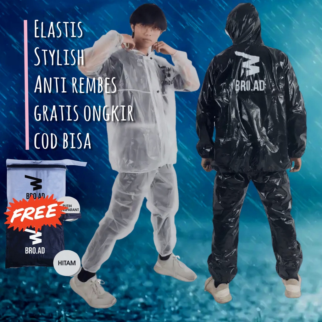 CANEL & CO Jas Hujan Bahan PVC Nilon Interlining Fabric Raincoat Safety