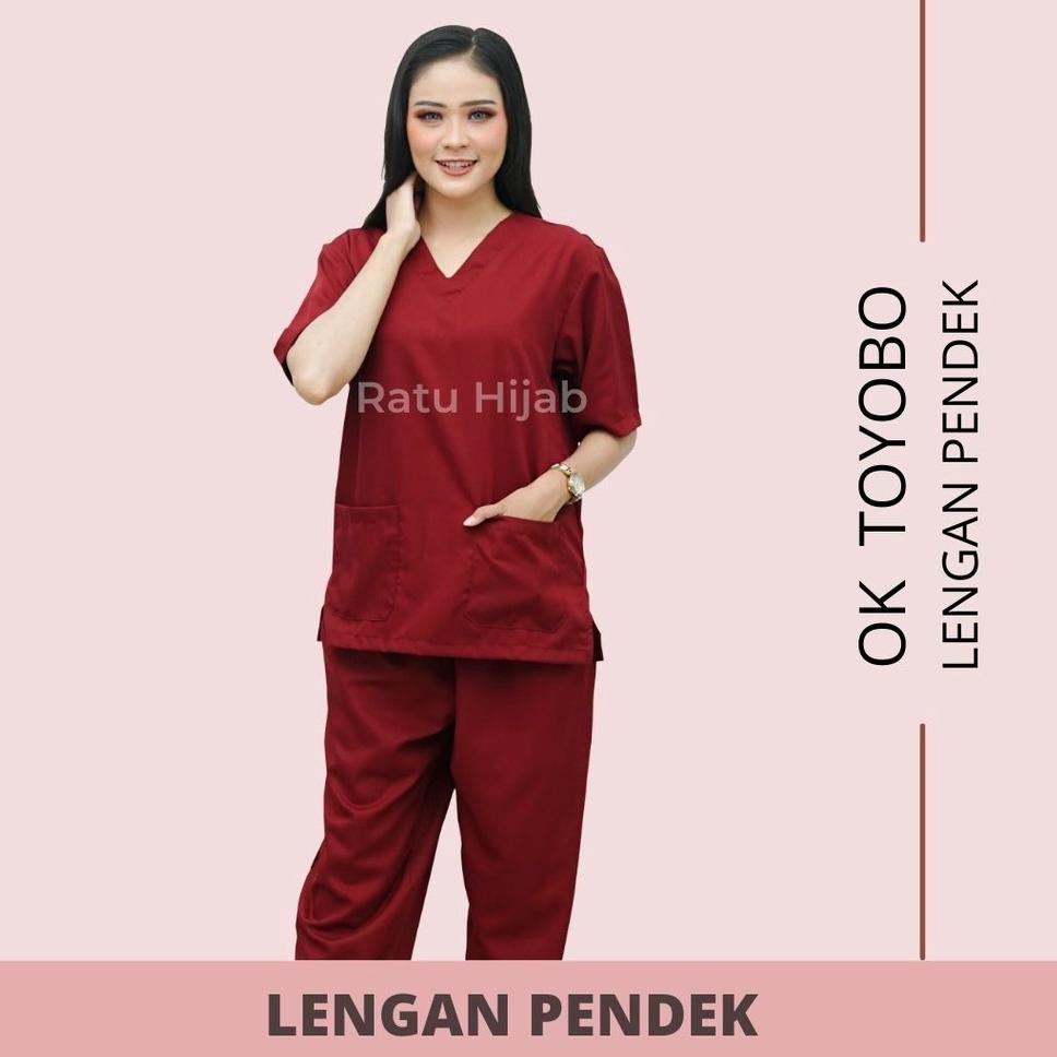 Baju OK OKA LENGAN PENDEK Dokter Petugas medis Perawat Jaga Toyobo Original Premium PART 2 [ESH.18Oc