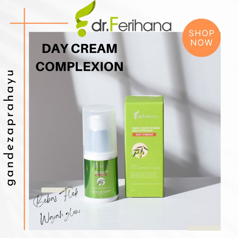 dr.Ferihana - Day Cream Complexion /Penghilang Flek Hitam dan Melasma /Brightening /Anti aging /Spf 