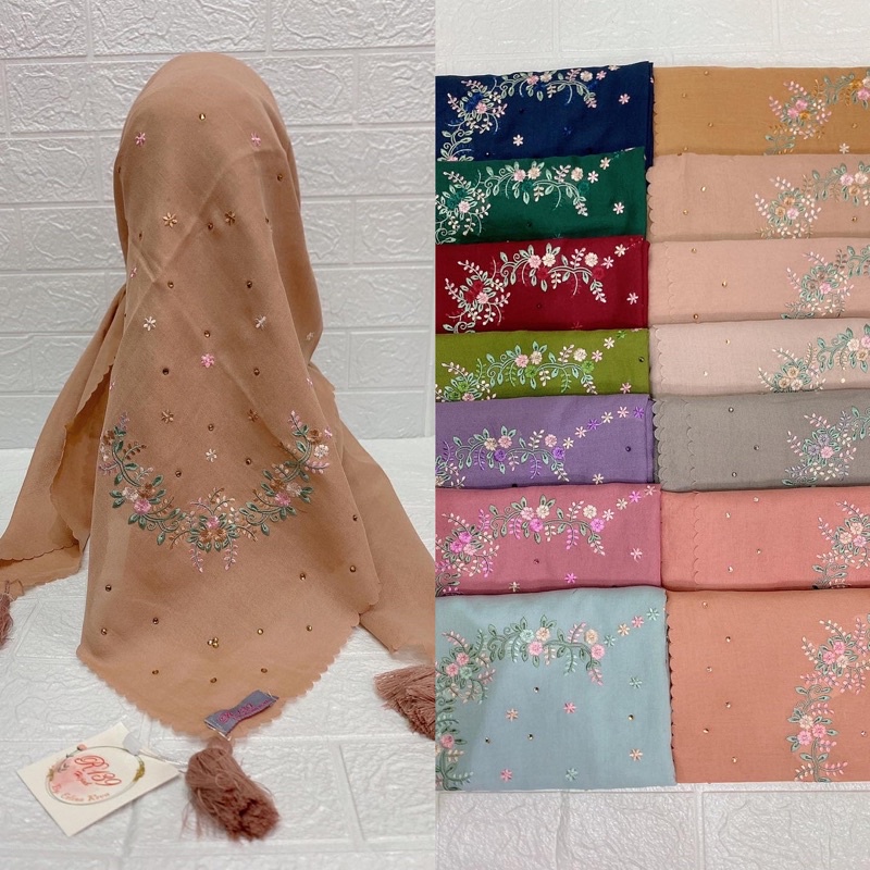 Hijab R139 Bordir