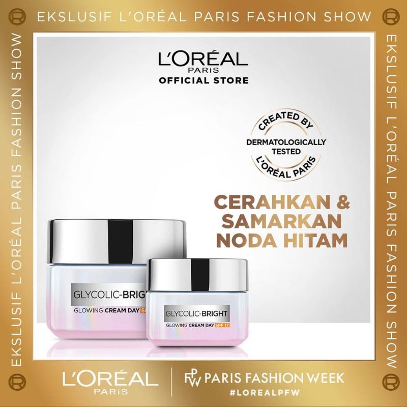 Loreal Paris Glycolic Bright Glowing - Day &amp; Night Cream