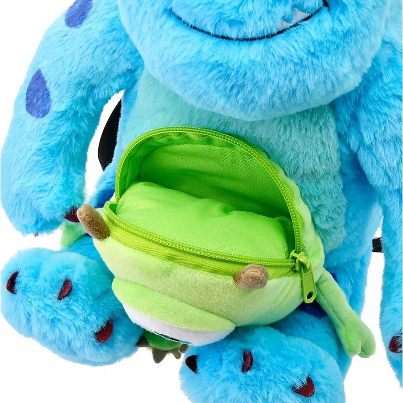 ♘❉☏Sera mengimpor Monsters University 20th anniversary Sullivan hair monster bermata besar boneka mewah boneka ransel ransel kartun lucu