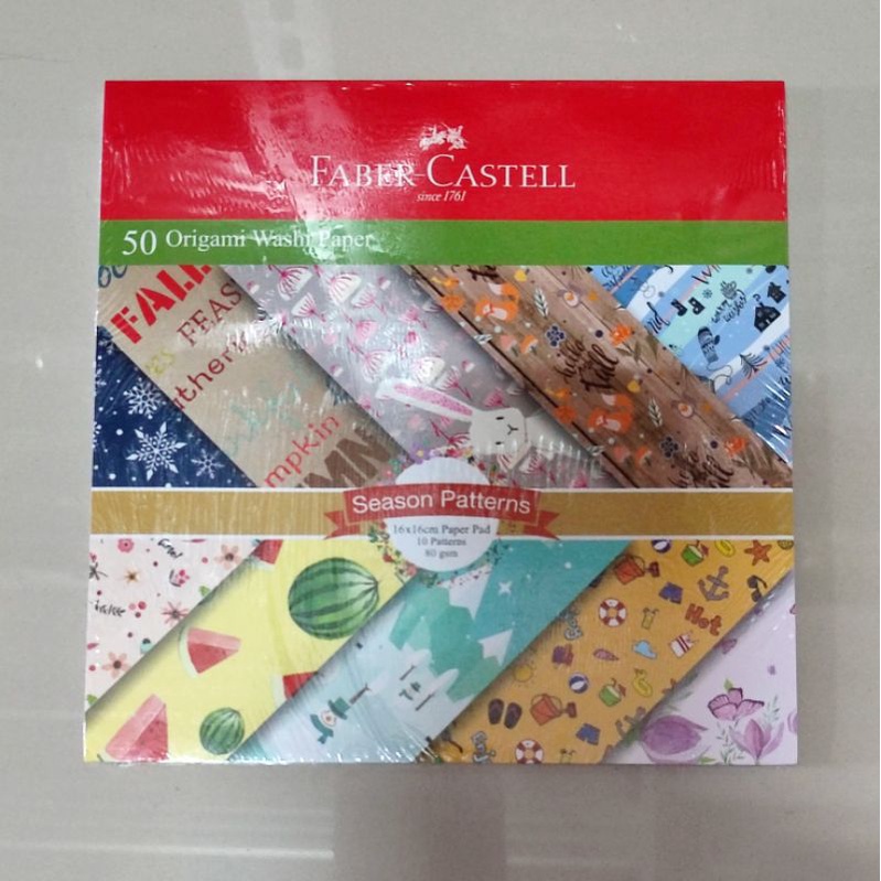 

Kertas Lipat Origami Motif 16X16 Faber castell 500700 ( 50 Lembar)