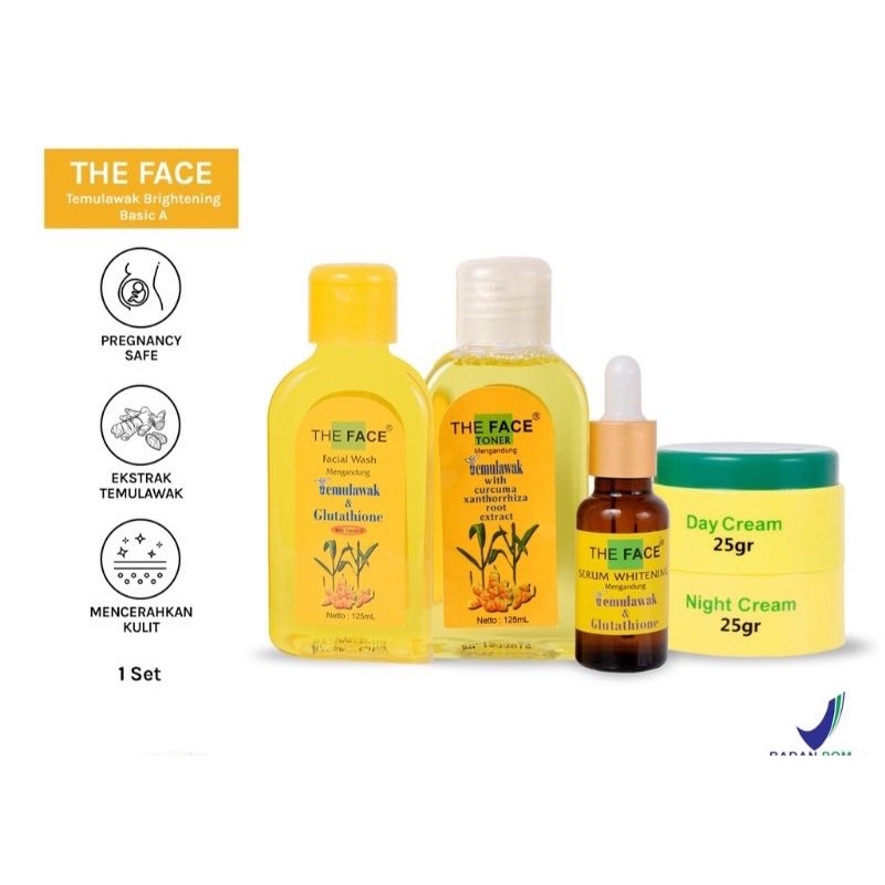 THA FACE Temulawak Brightening SERIES BPOM