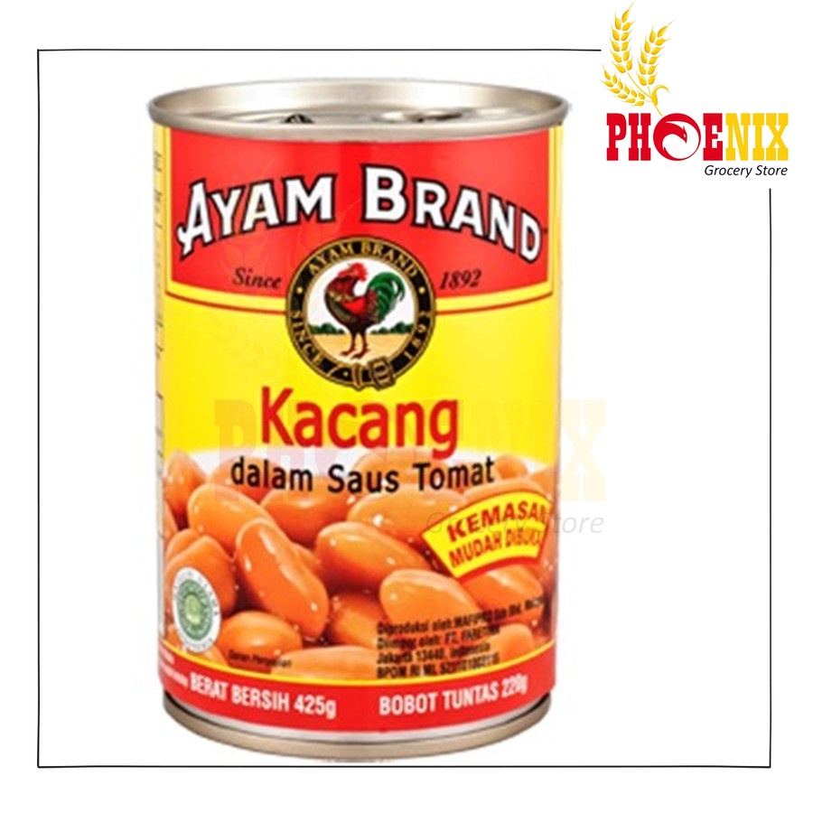 

Ayam brand kacang dalam saus tomat 425 gram