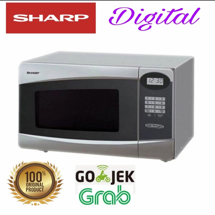 Microwave Sharp Microwave Digital R230R Silver