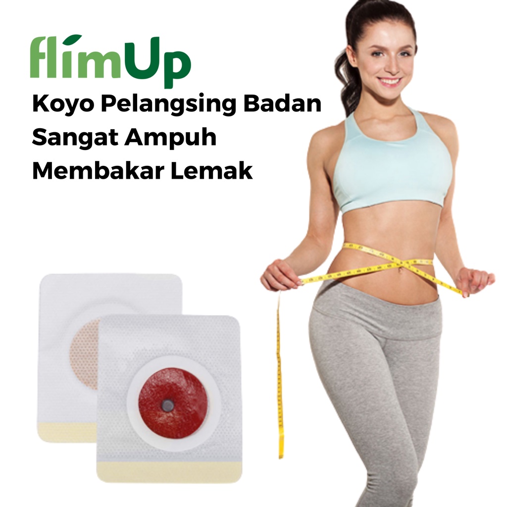 FlimUp 30 Pcs Bonus Teh Patch Detox Slim untuk Pelangsing Slim Patch Stiker Pelangsing